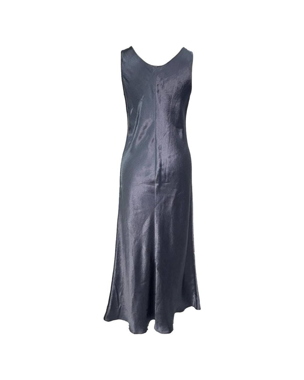 Max Mara Blue Preloved Leisure Talete Midi Dress