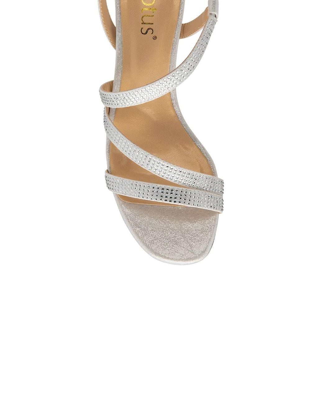 Lotus White 'Bernadette' Open-Toe Sandals