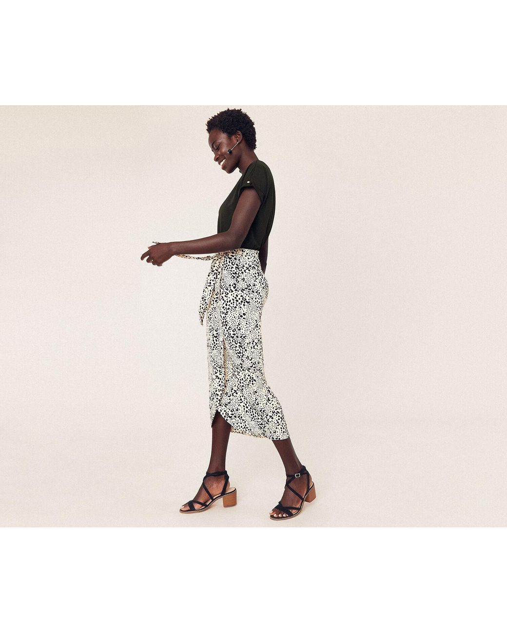 oasis buckle wiggle dress