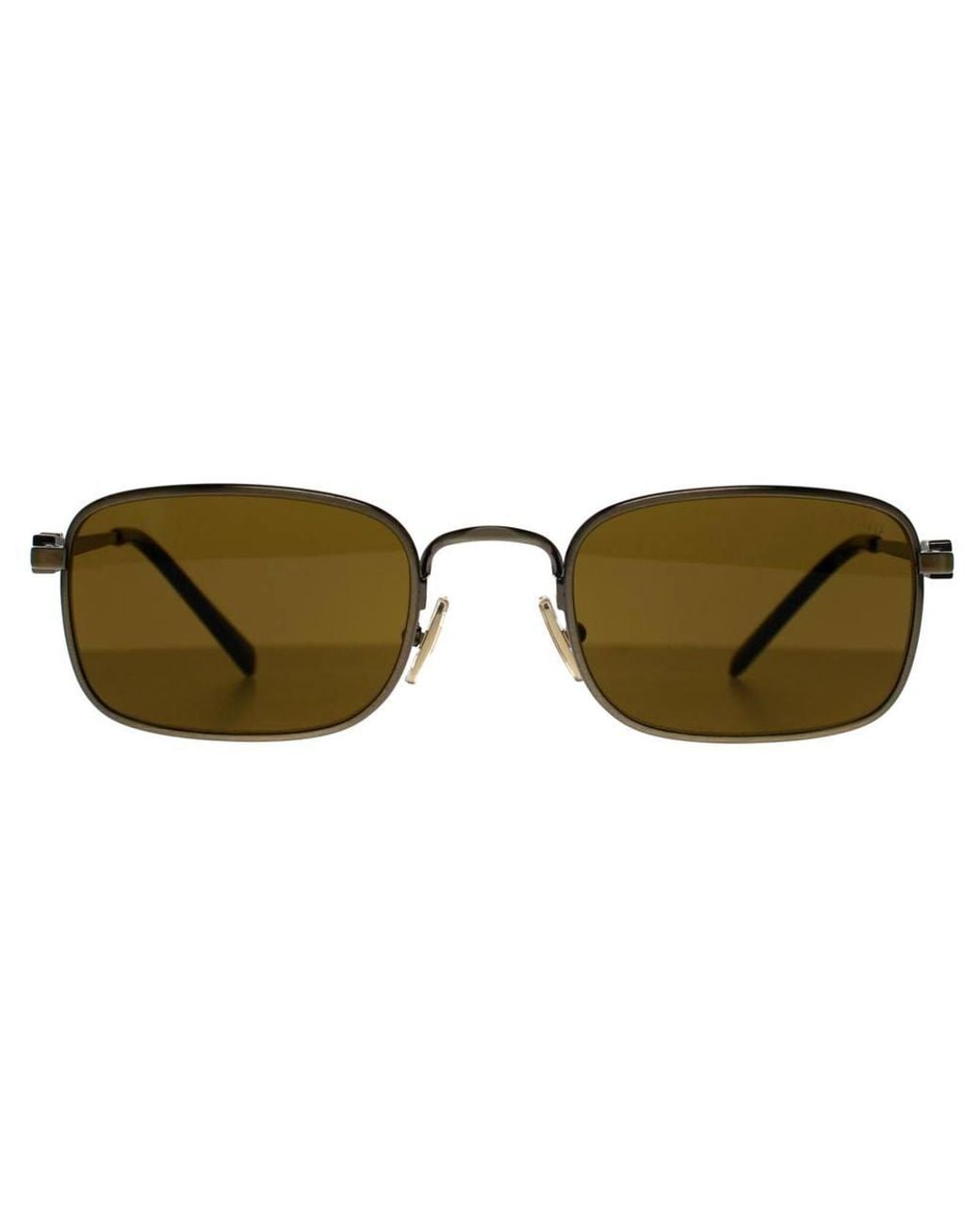 Miu Miu Brown Rectangle Old Dark Mu53As