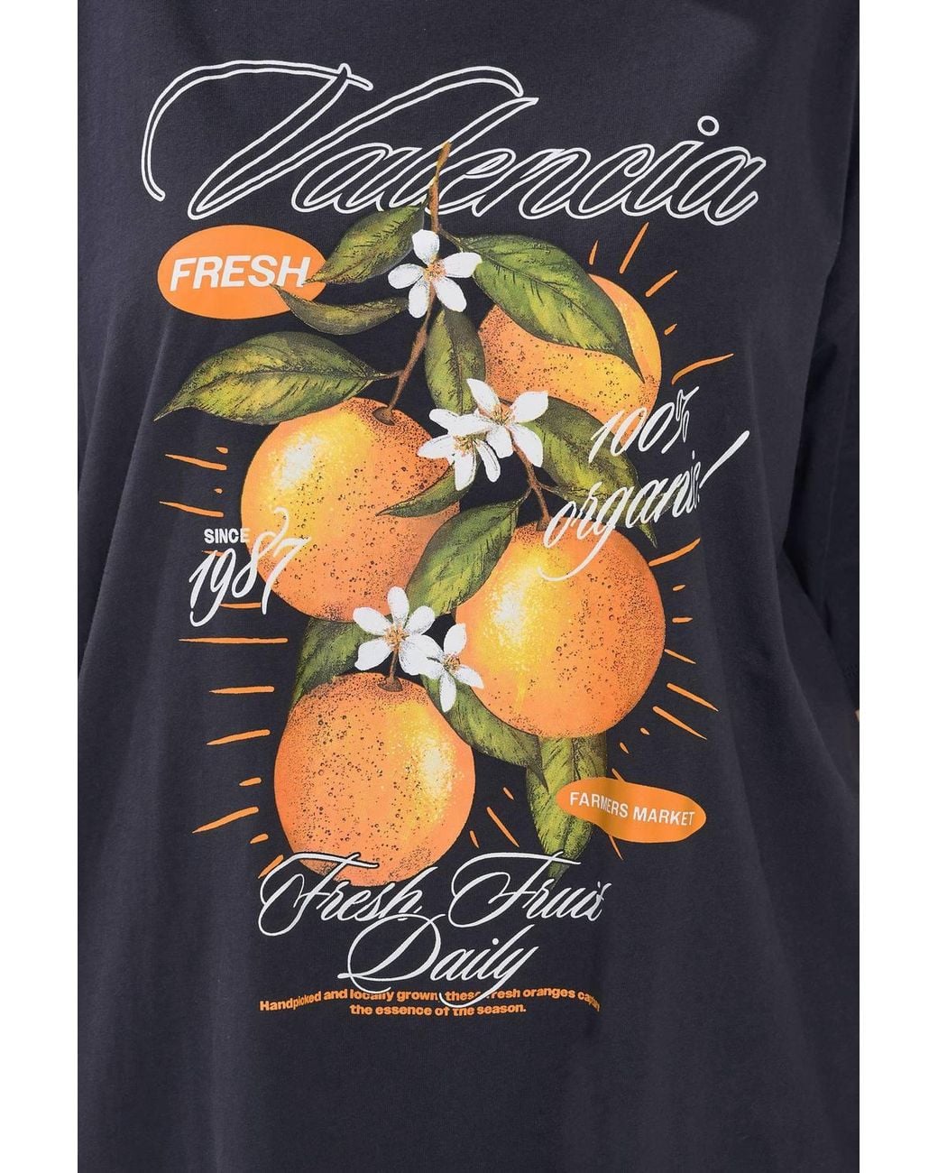 Yours Blue 'Valencia' Relaxed T-Shirt