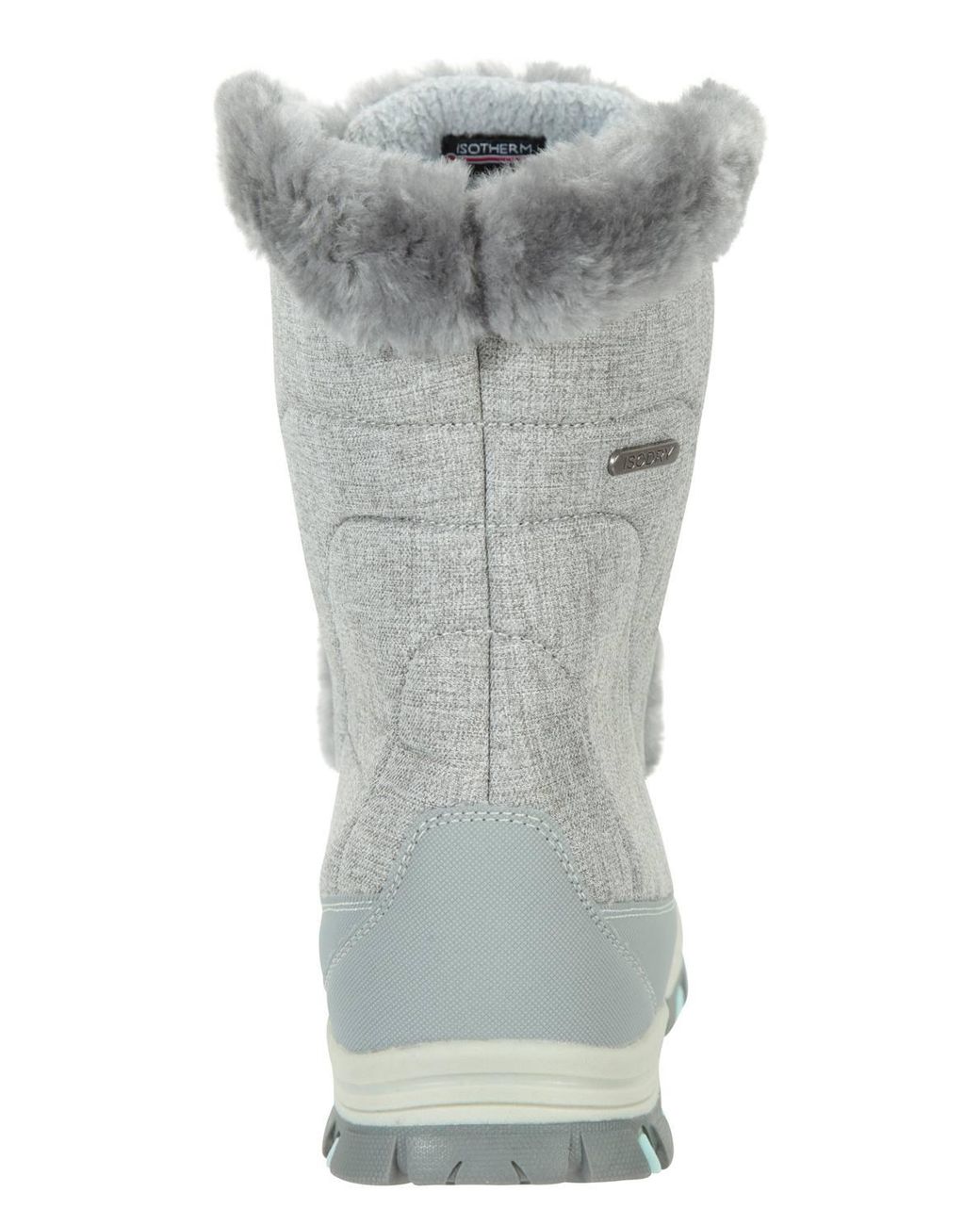Mountain Warehouse Gray Ohio Snow Boots Winter Walking Snowproof