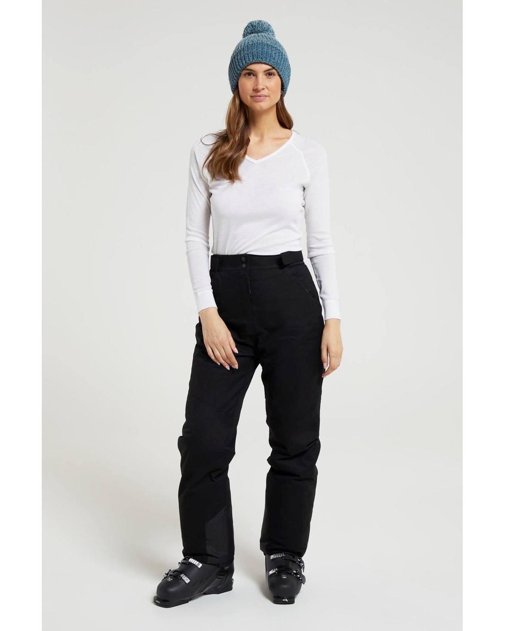 Mountain Warehouse Blue 'Blizzard' Waterproof Breathable Fleece Lined Ski Trousers