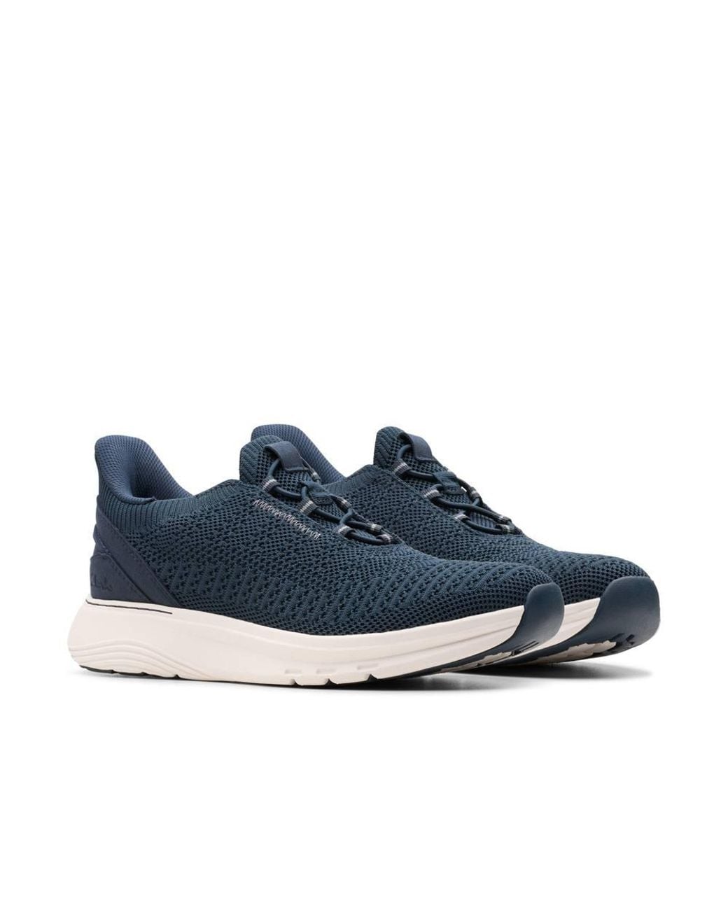 Clarks Blue Motion Trek Lo Knit Trainers, Walking for men