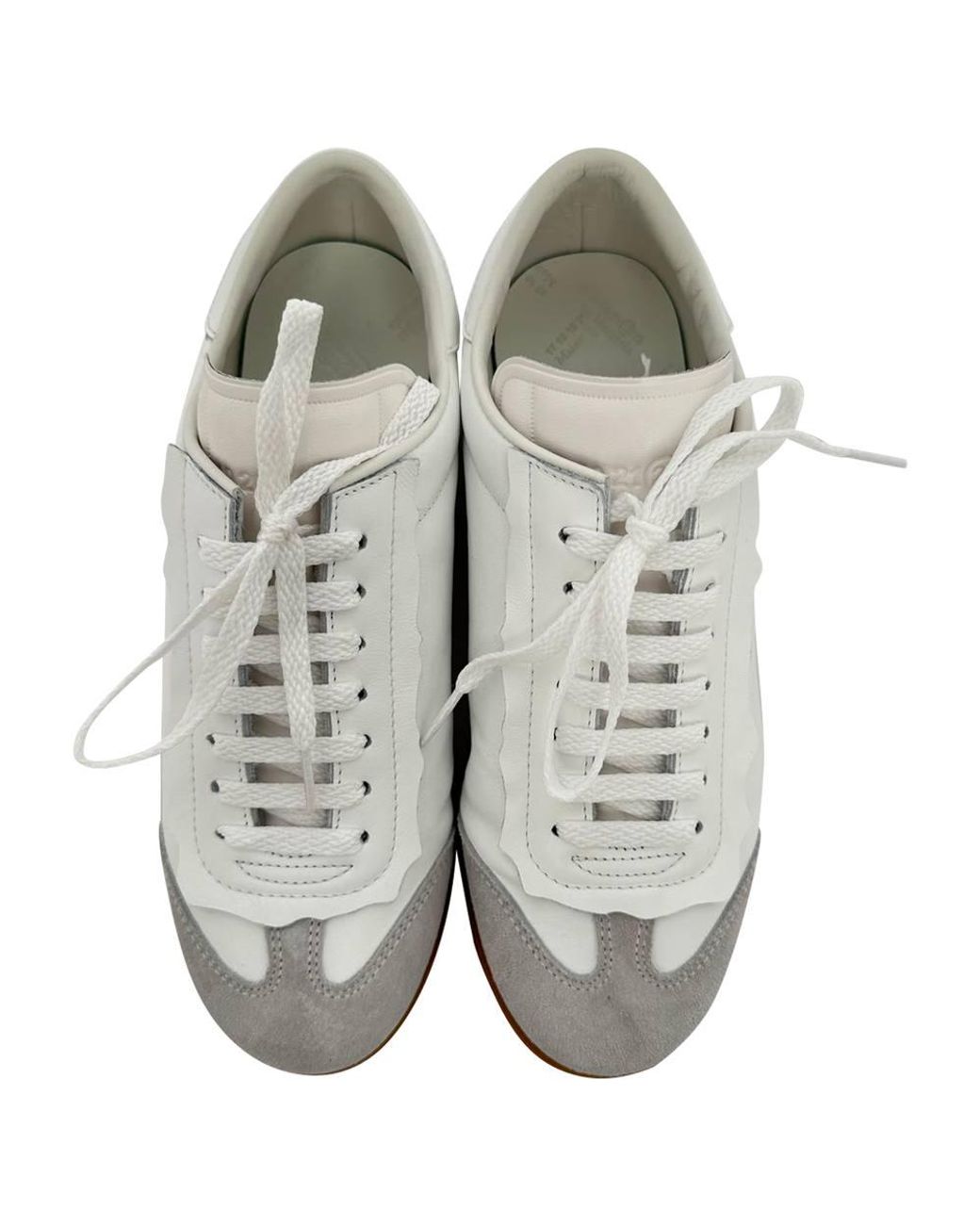 Maison Margiela White Preloved Featherlight Sneakers