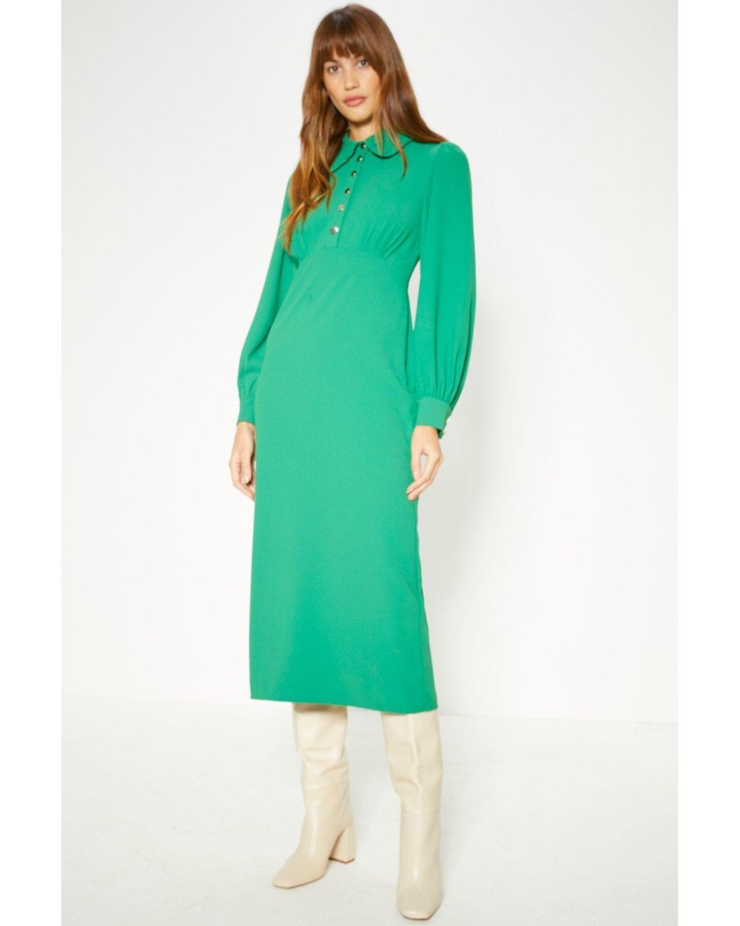 Oasis frill collar clearance dress