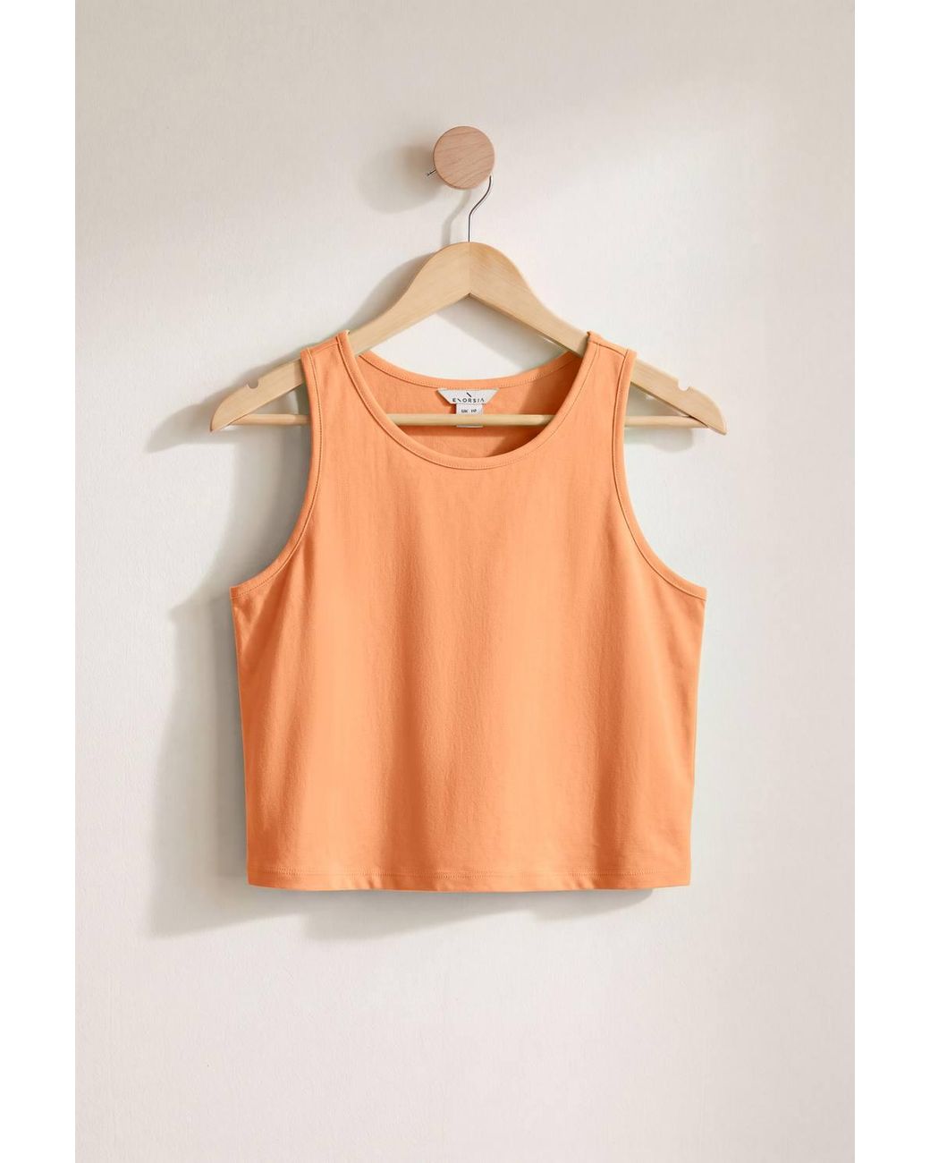 Enorsia Blue Cotton Summer Vest