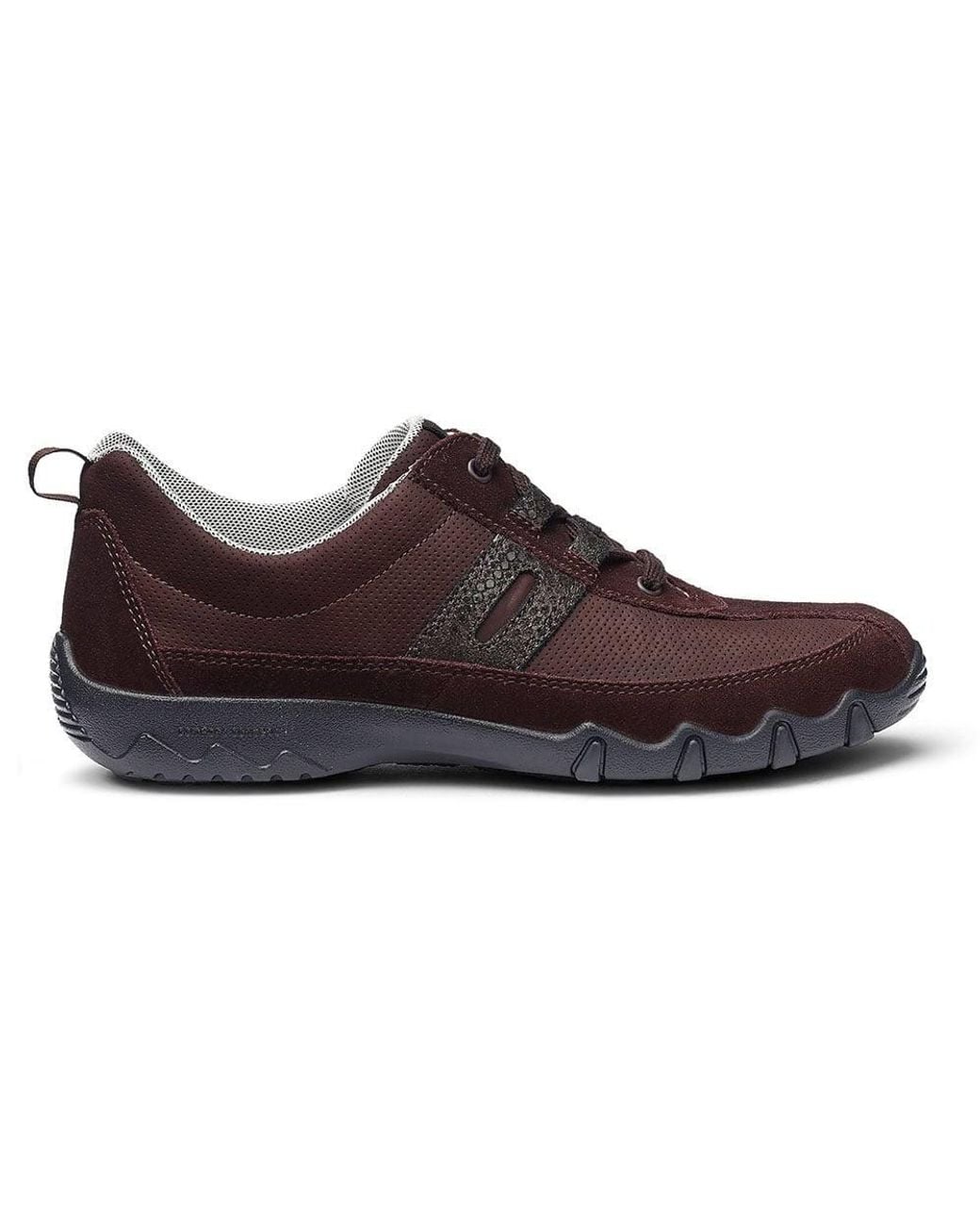 Hotter Brown Wide Fit 'Leanne Ii' Active Shoes