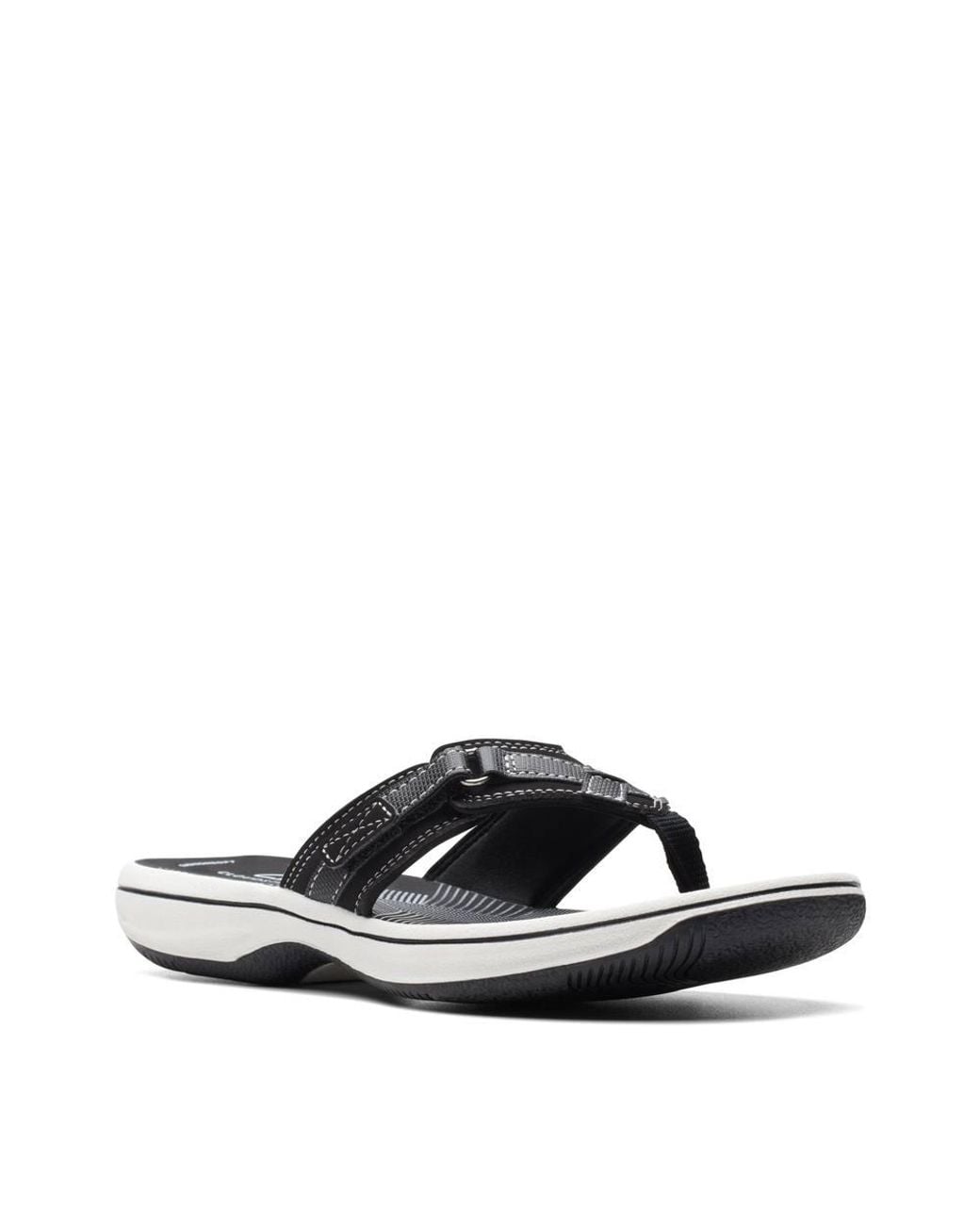 Clarks Blue Brinkley Sea Synthetic Flat Sandals