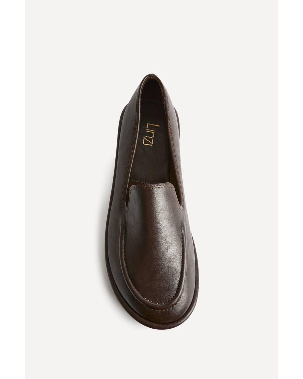 Linzi White Route Faux Leather Loafers