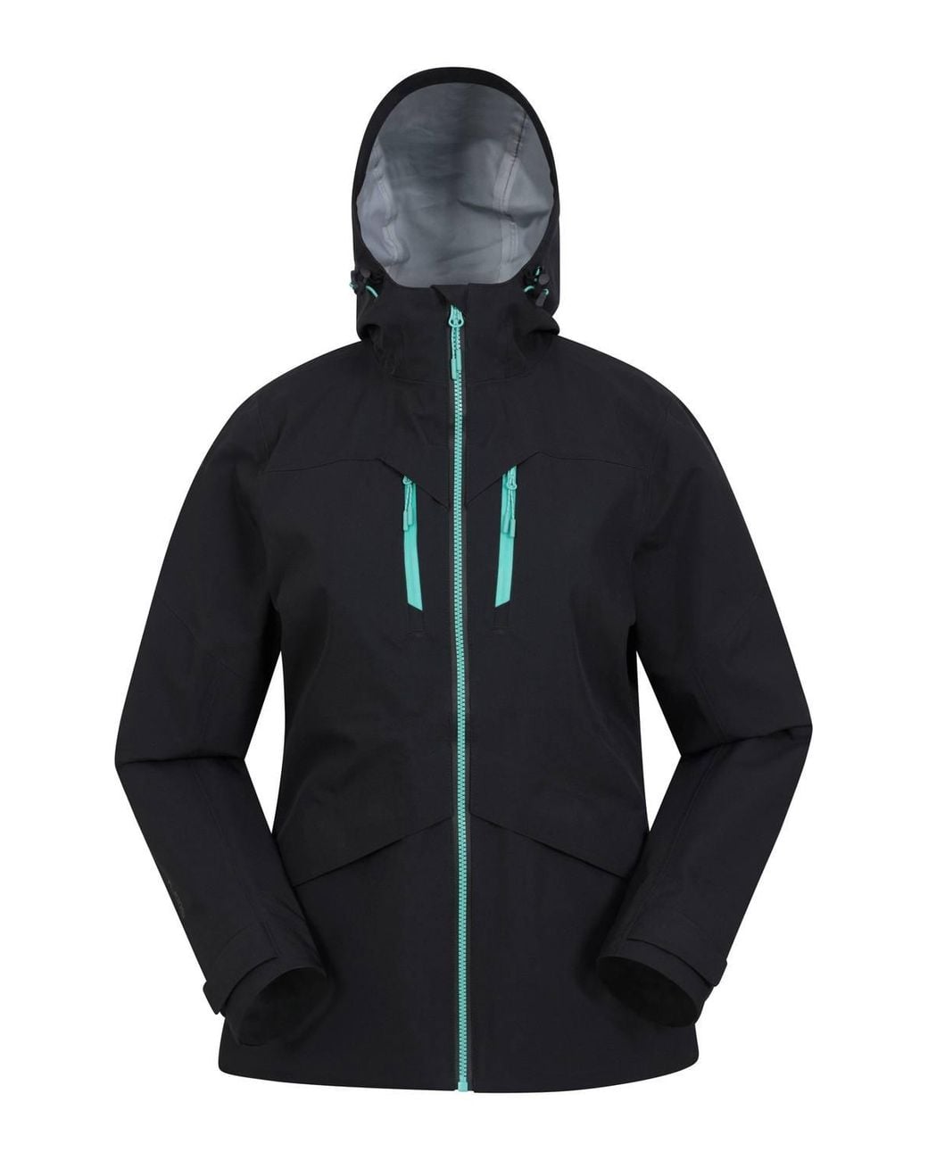 Mountain Warehouse Blue 'Rhine Extreme' Waterproof Breathable Hooded 3 Layer Winter Jacket