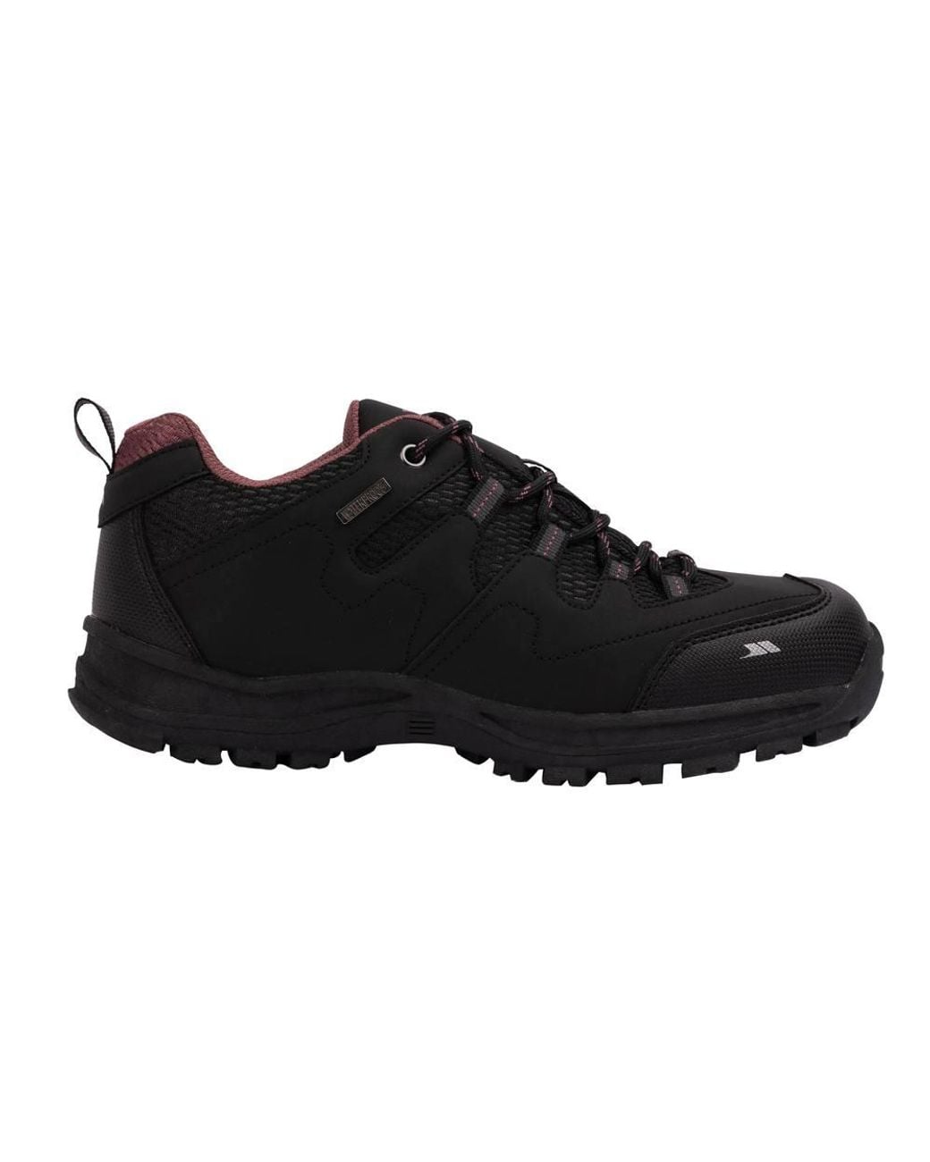 Trespass Black Mitzi Low Cut Hiking Shoes