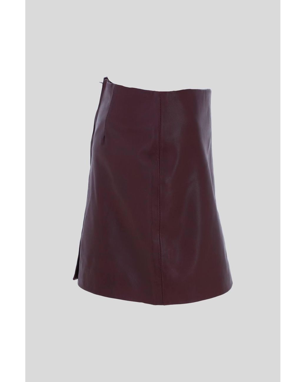 Ashwood Leather Brown 'Skirt 14' Stylish Leather Pencil Skirt