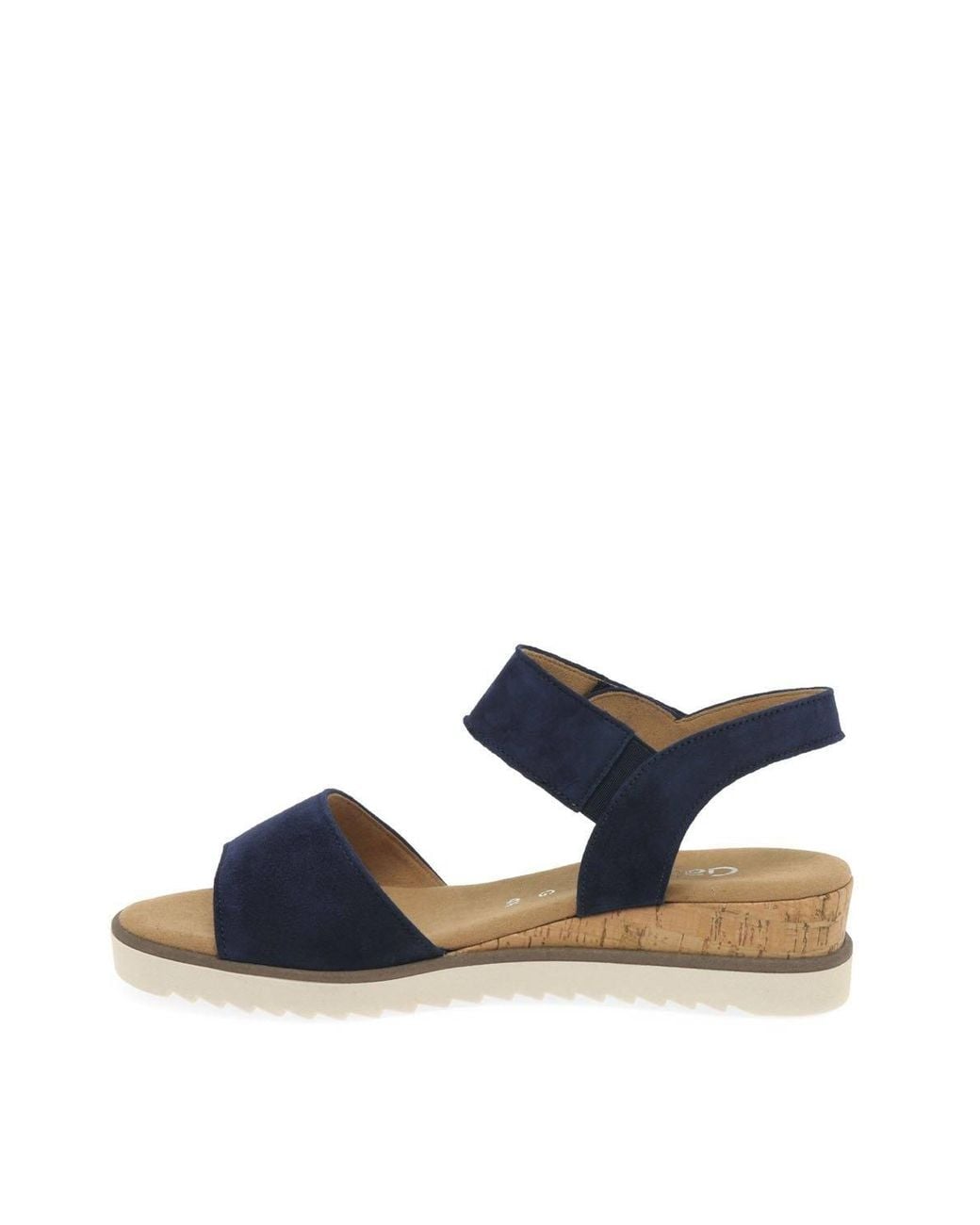 Gabor Blue 'Raynor' Low Wedge Sandals