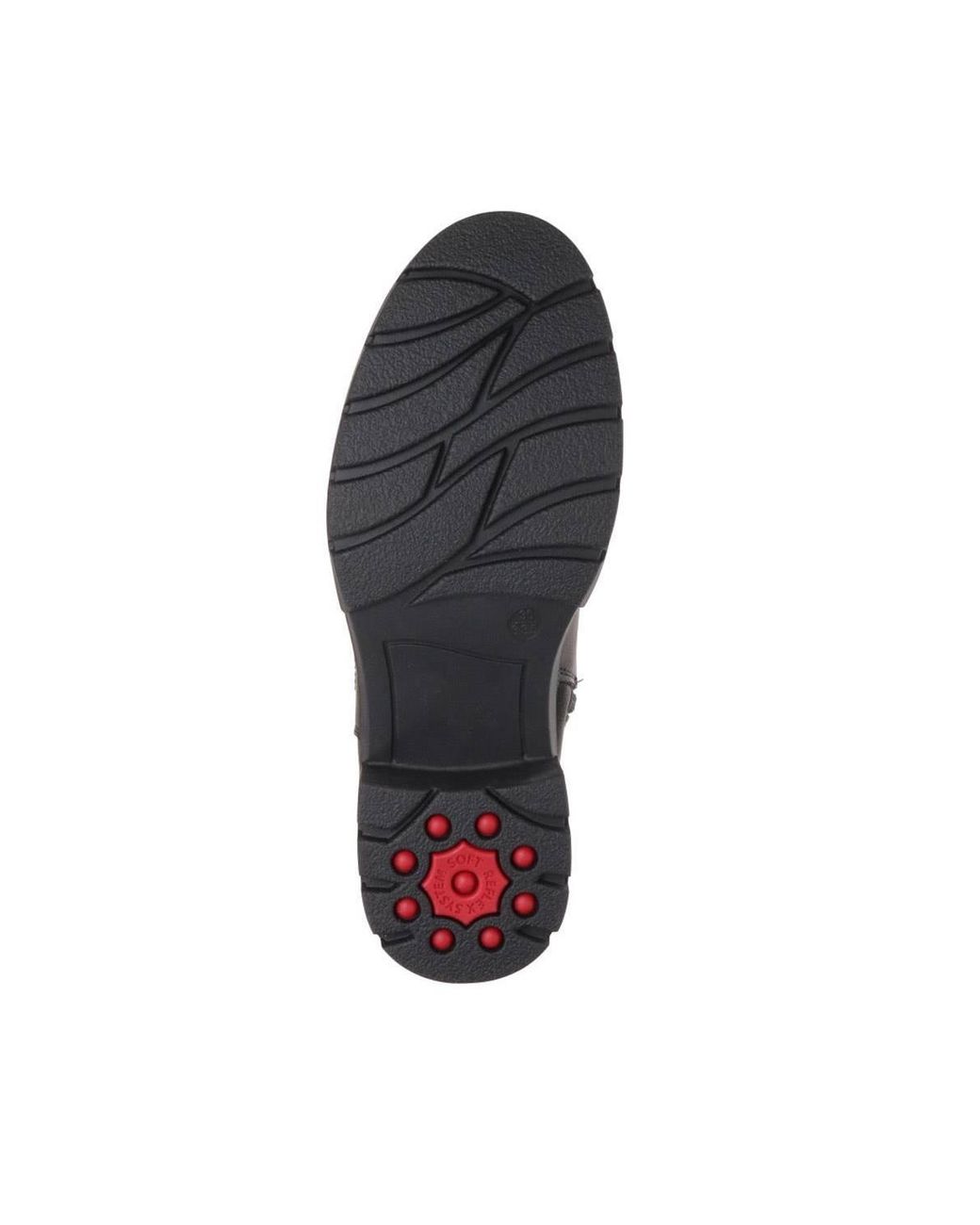Pavers Black Buckle Detail Long Boots