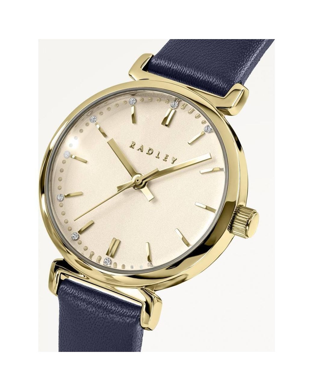 Radley Metallic Ry21894 Roman Crescent 28Mm Quartz Watch