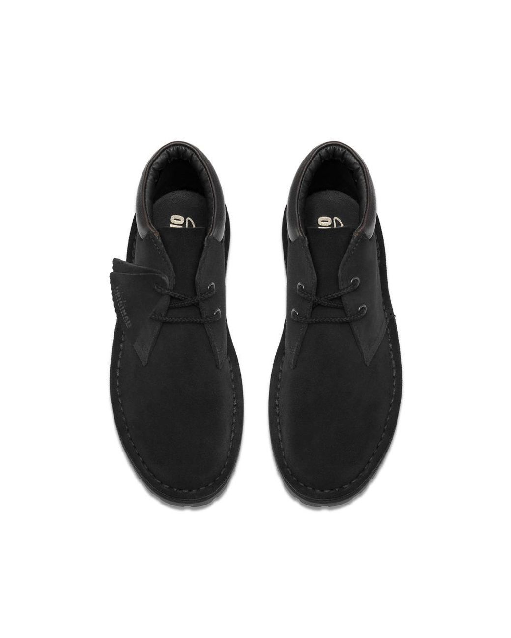 Clarks Black Dsrt2456 Rock Suede Ankle Boots, Desert Boots, Lace Up