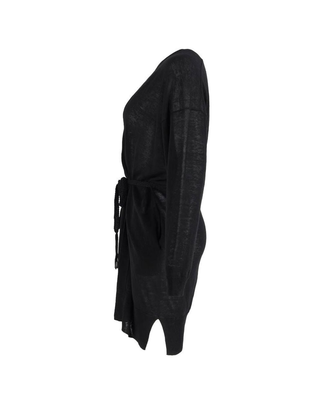 Vanessa Bruno Black Preloved Self-Tie Cardigan