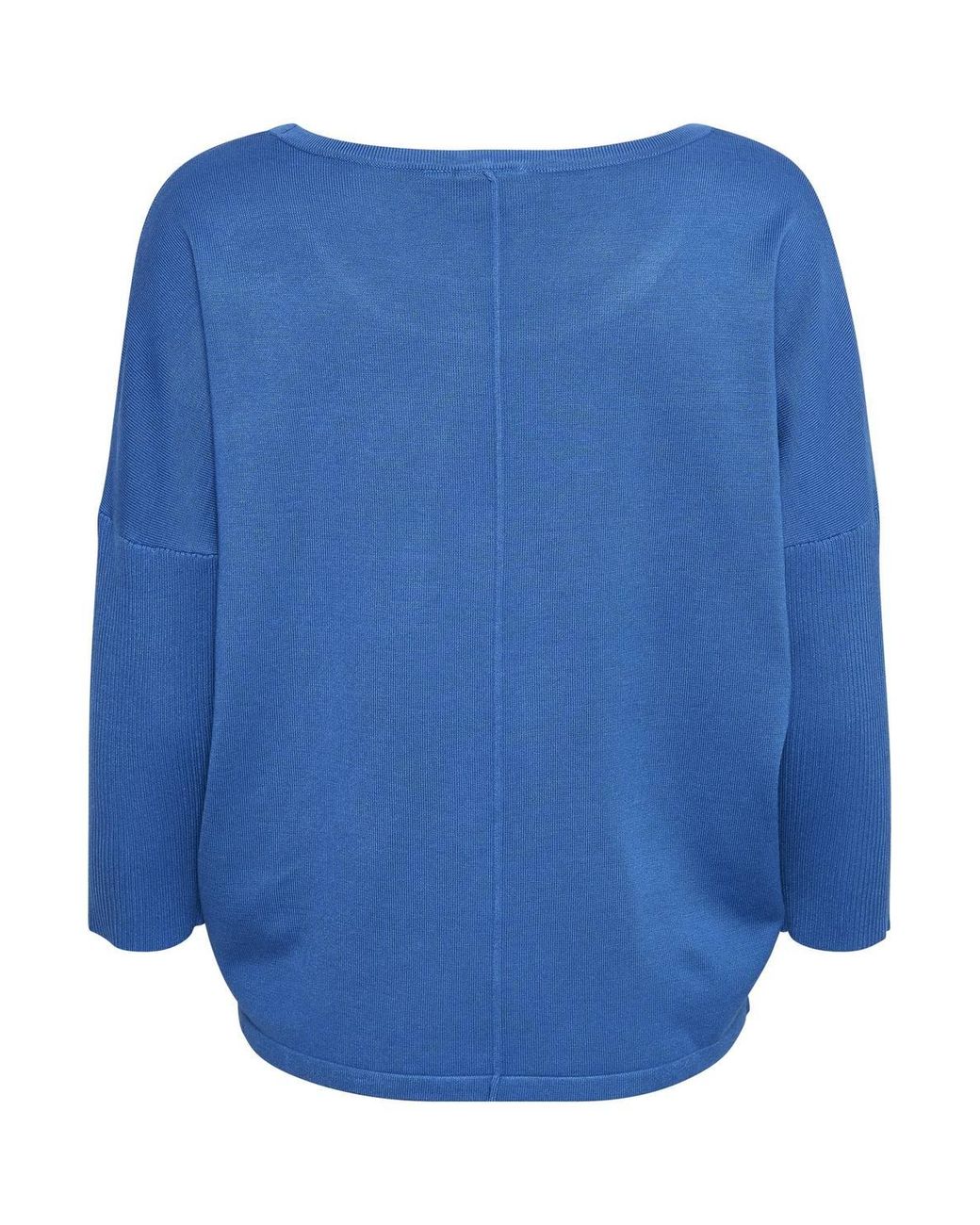 Saint Tropez Blue Milasz Round Neck Jumper