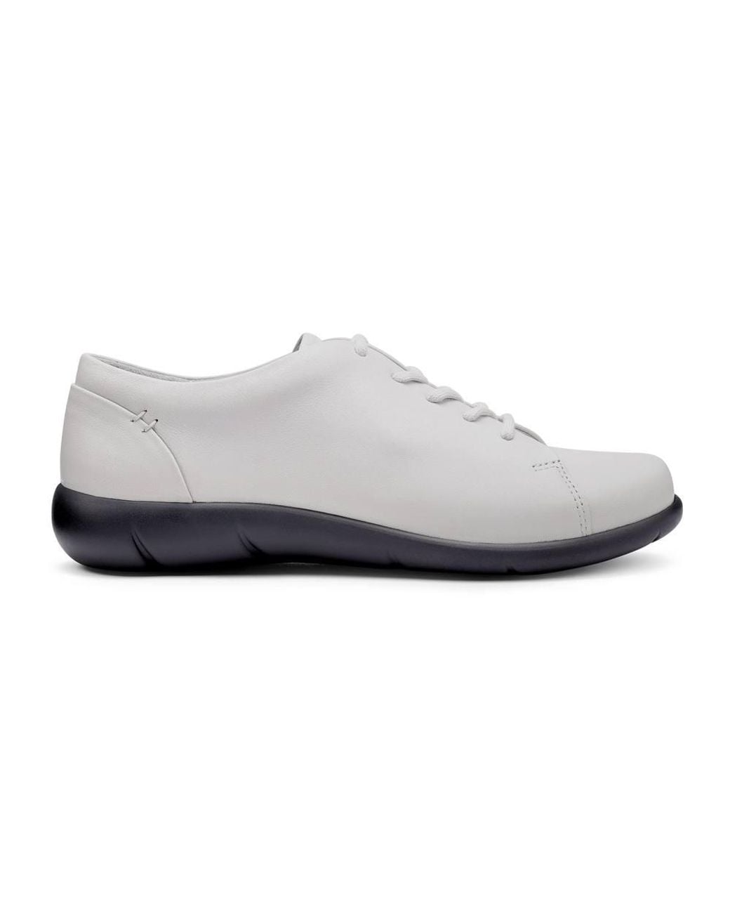 Hotter White Extra Wide 'Dew Ii' Casual Lace-Ups