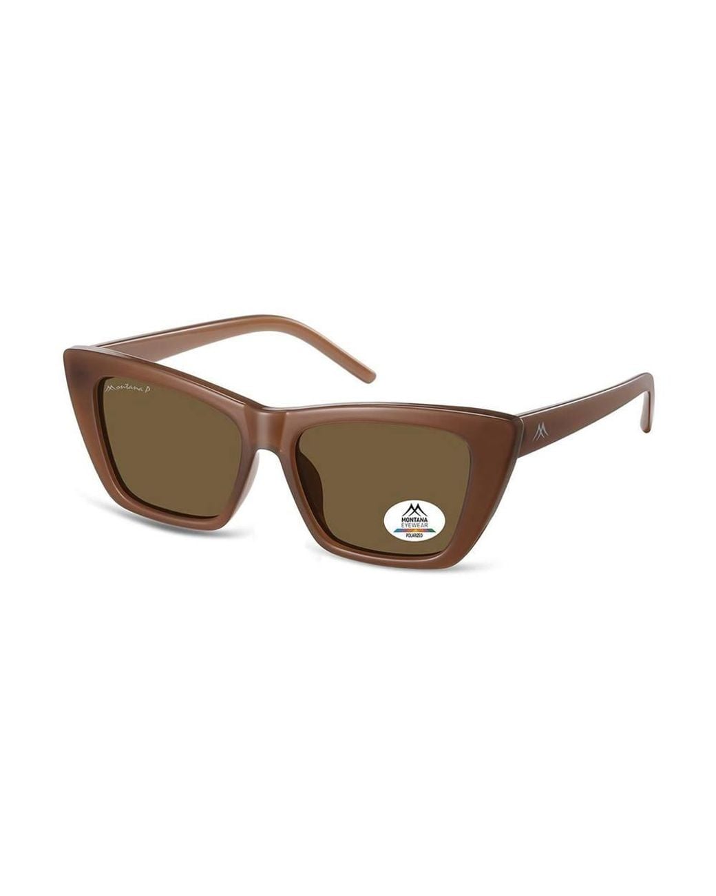 Montana Brown Cat Eye Sunglass Polarized Mp64