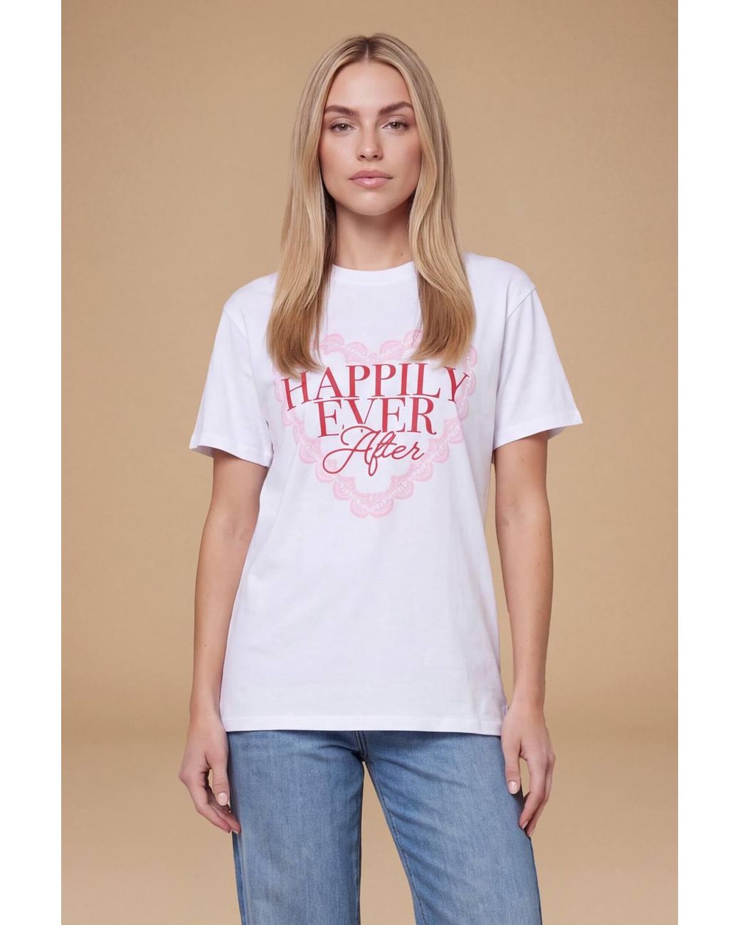 Dorothy Perkins Blue Dp Hen Happily Ever After Graphic T-Shirt