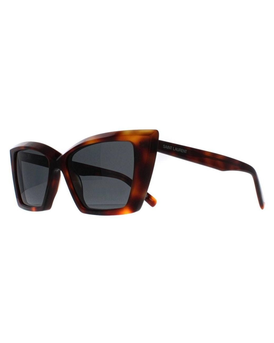 Saint Laurent Blue Cat Eye Sunglass Havana Sl657