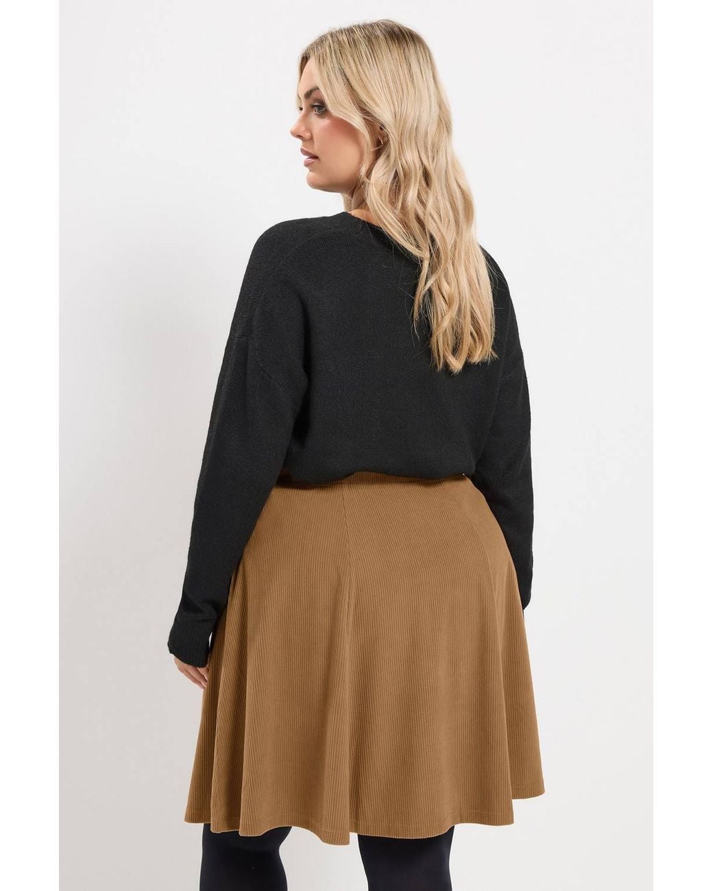 Yours Natural Corduroy Skirt