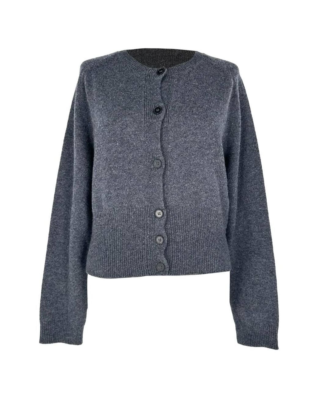 Jil Sander Blue Preloved Button-Down Knitted Cardigan