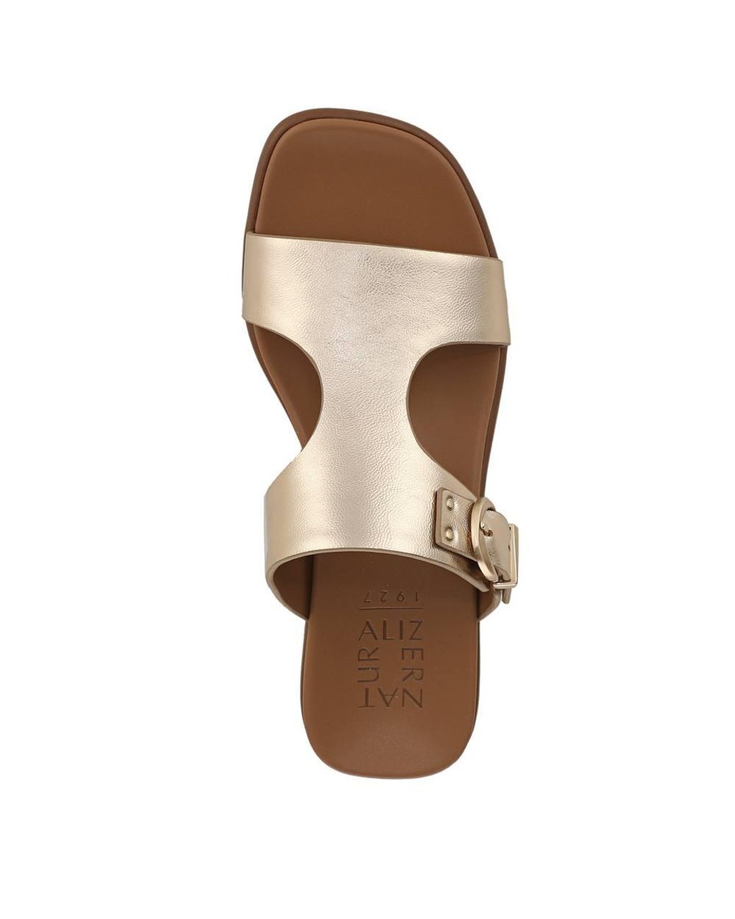 Naturalizer Brown Beach Slide Sandals