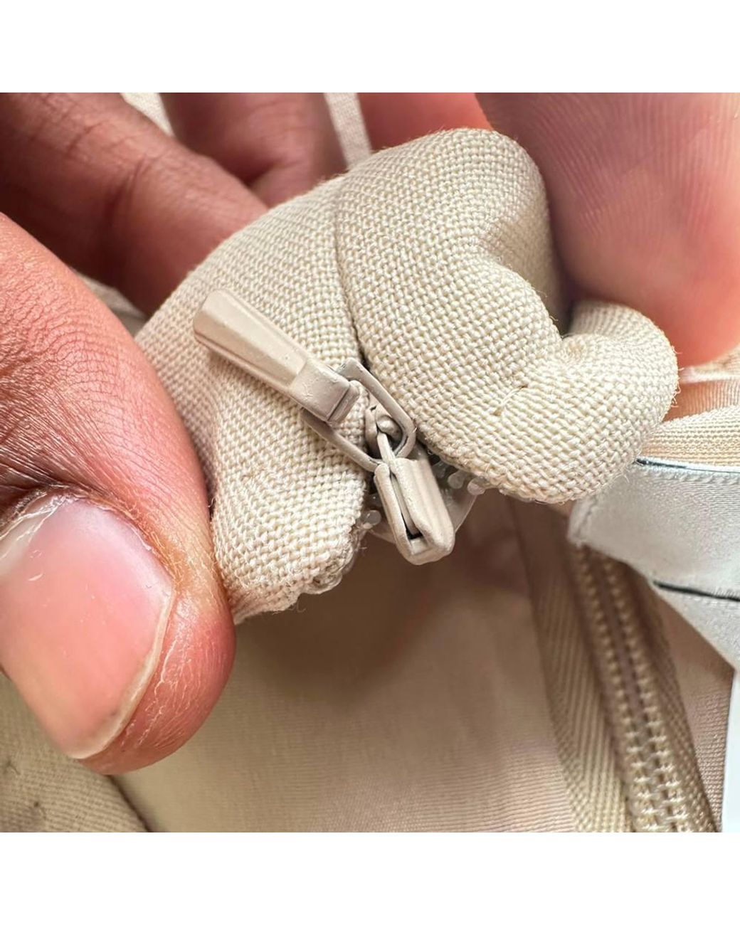 Max Mara Natural Preloved Chieti Crêpe Mini Dress