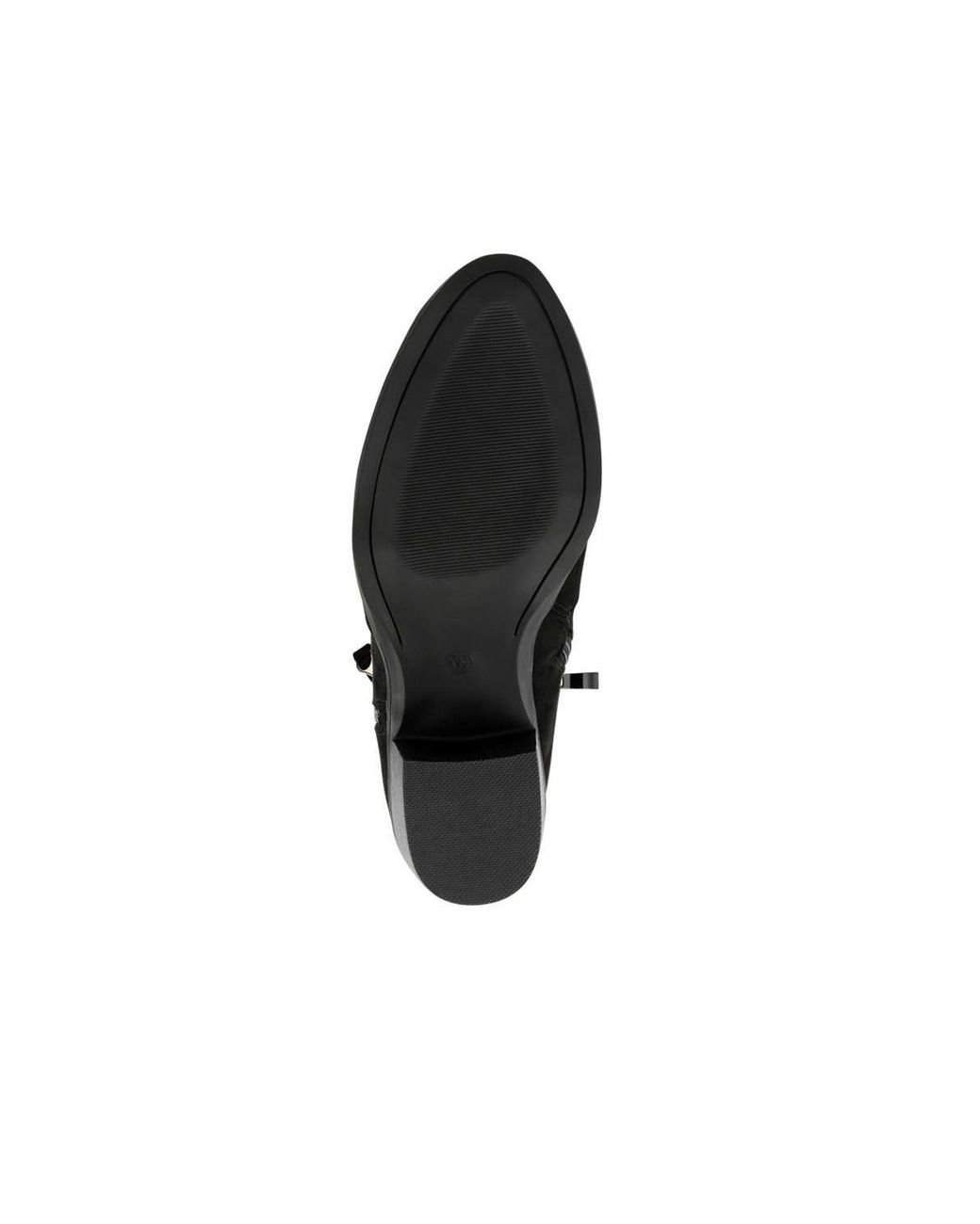 Pavers Black Western-Heeled Ankle Boots