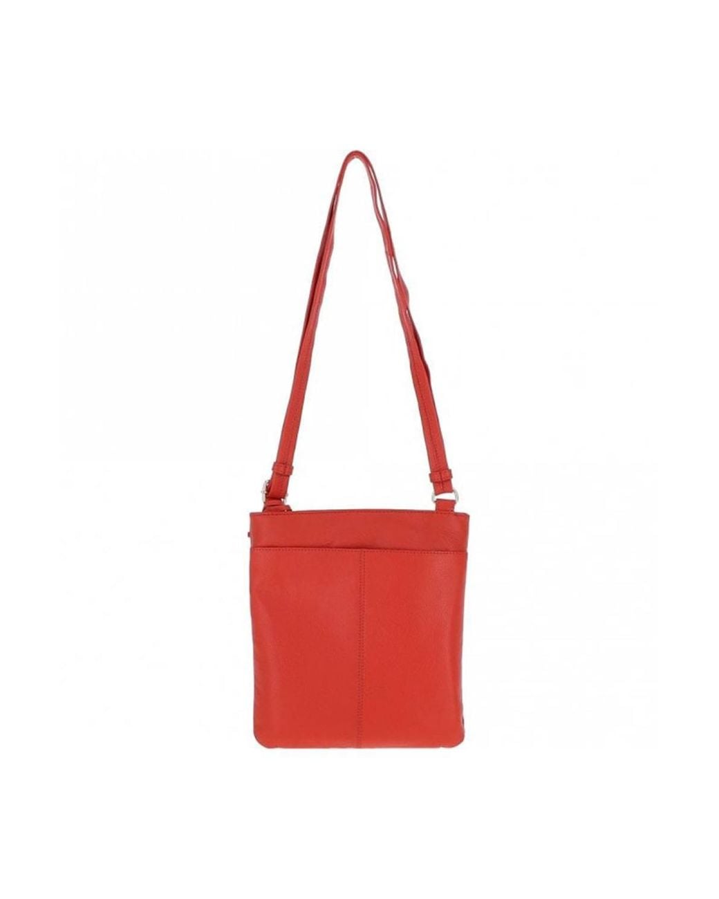 Ashwood Leather Pink Curve Zip Top Leather Cross Body Bag