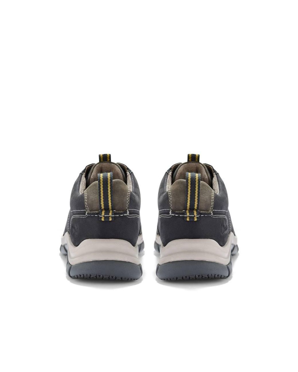Clarks Black Spypath Ox Nubuck Trainers, Walking for men