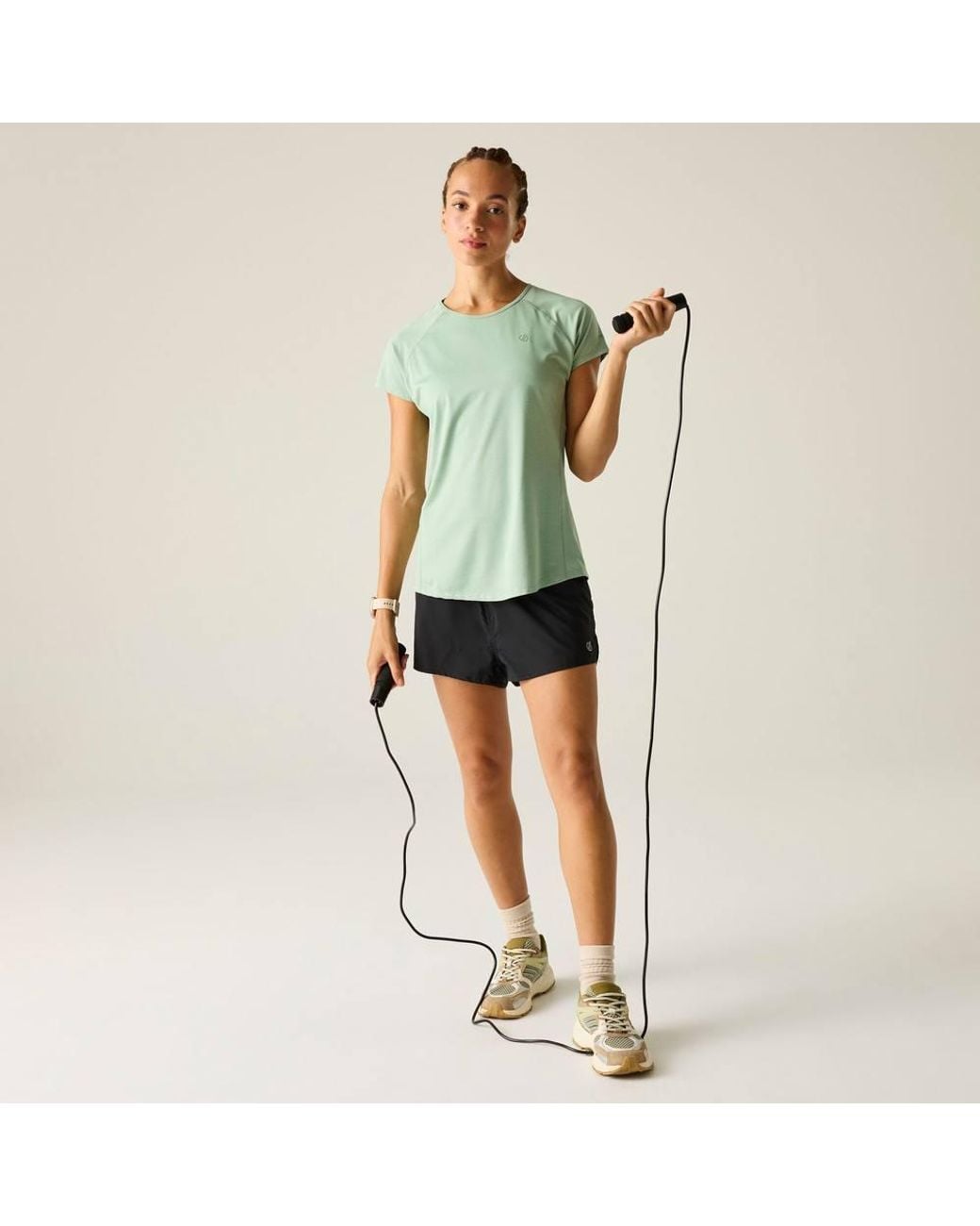 Dare 2b Green Corral Active Short Sleeved Scoop Neck T-Shirt