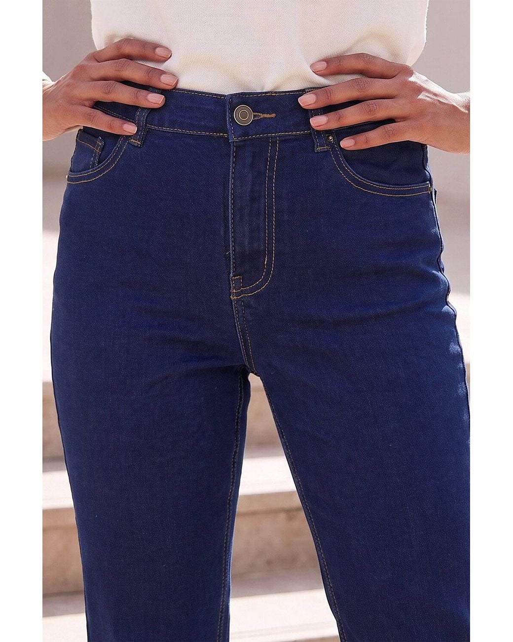 Roman Blue Slim Leg Stretch Jeans