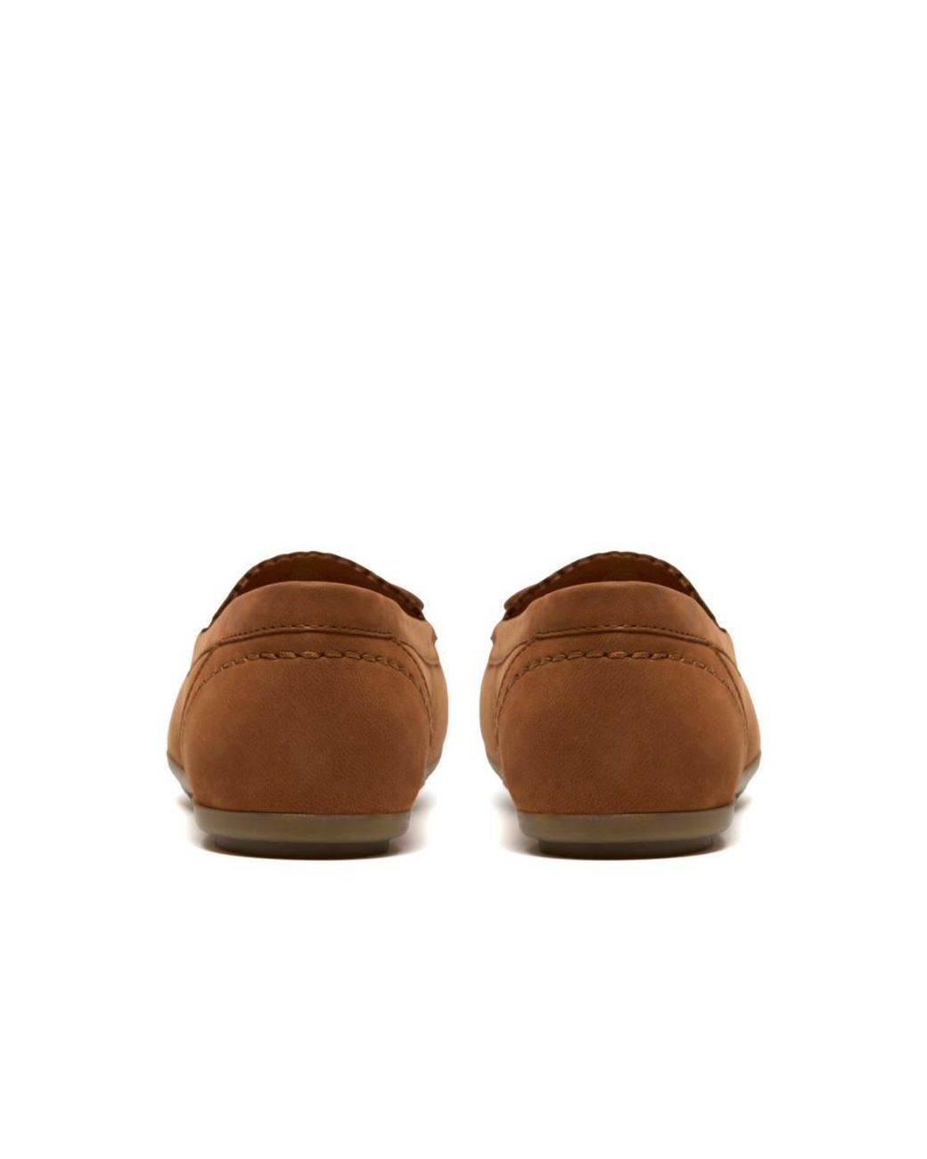 Clarks Brown Elliotte Sail Tan Nubuck Loafers, Slip Ons, Moccasins