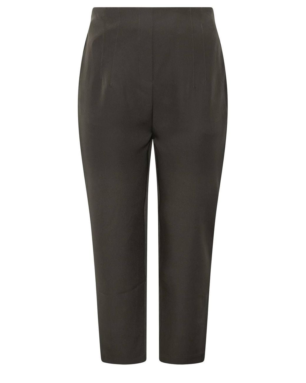 Yours Black Darted Waist Trousers