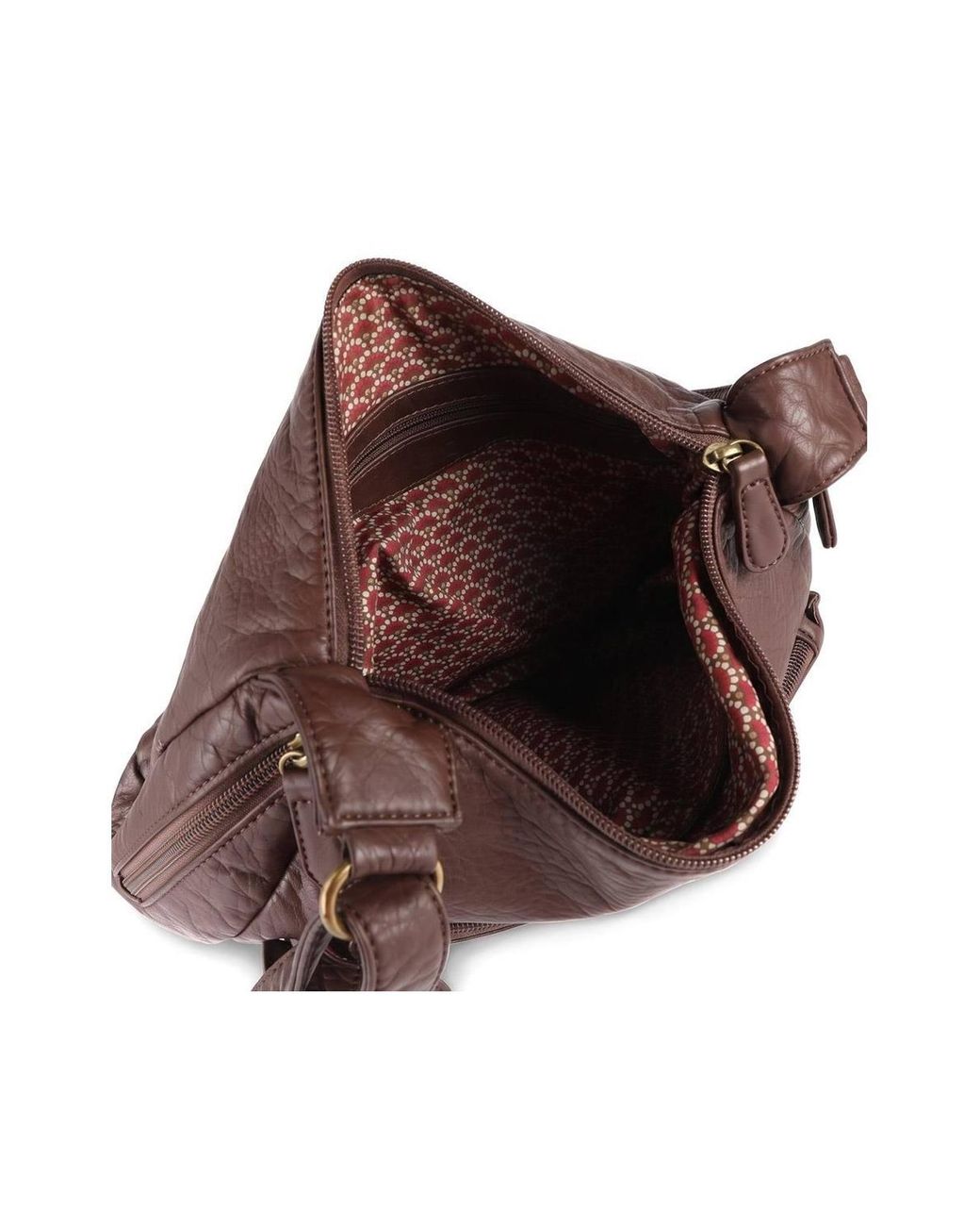Pavers Brown Cross Body Bag