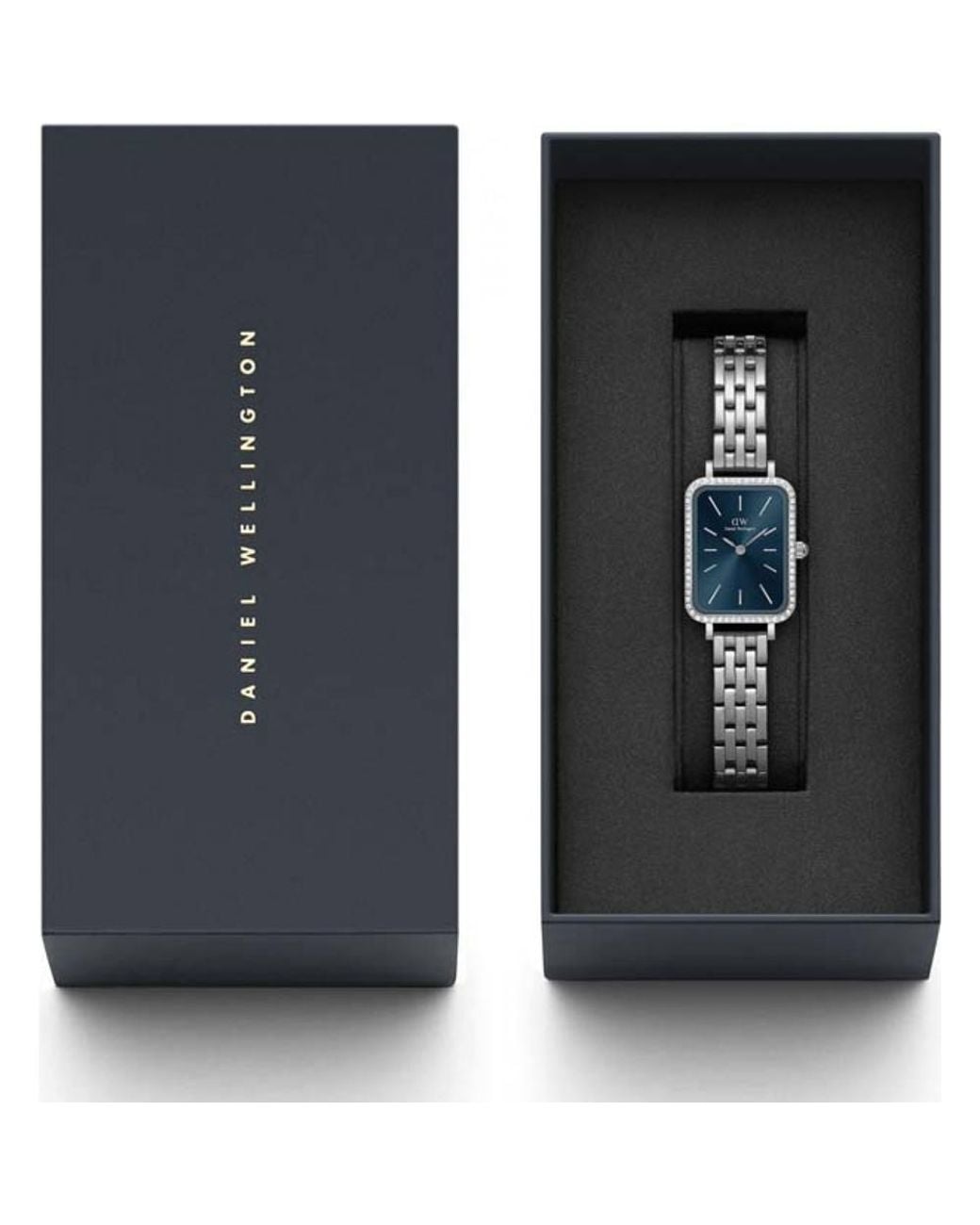 Daniel Wellington Blue Dw00100670 Quadro 20Mm Quartz Watch