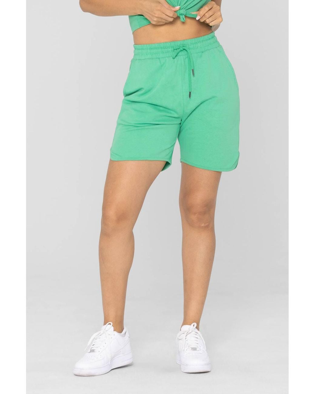 Enorsia Green Comfort Fit Walking Shorts