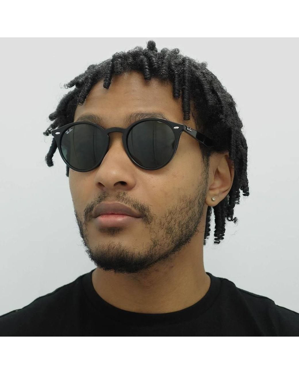 Ray-Ban Black Round Sunglasses