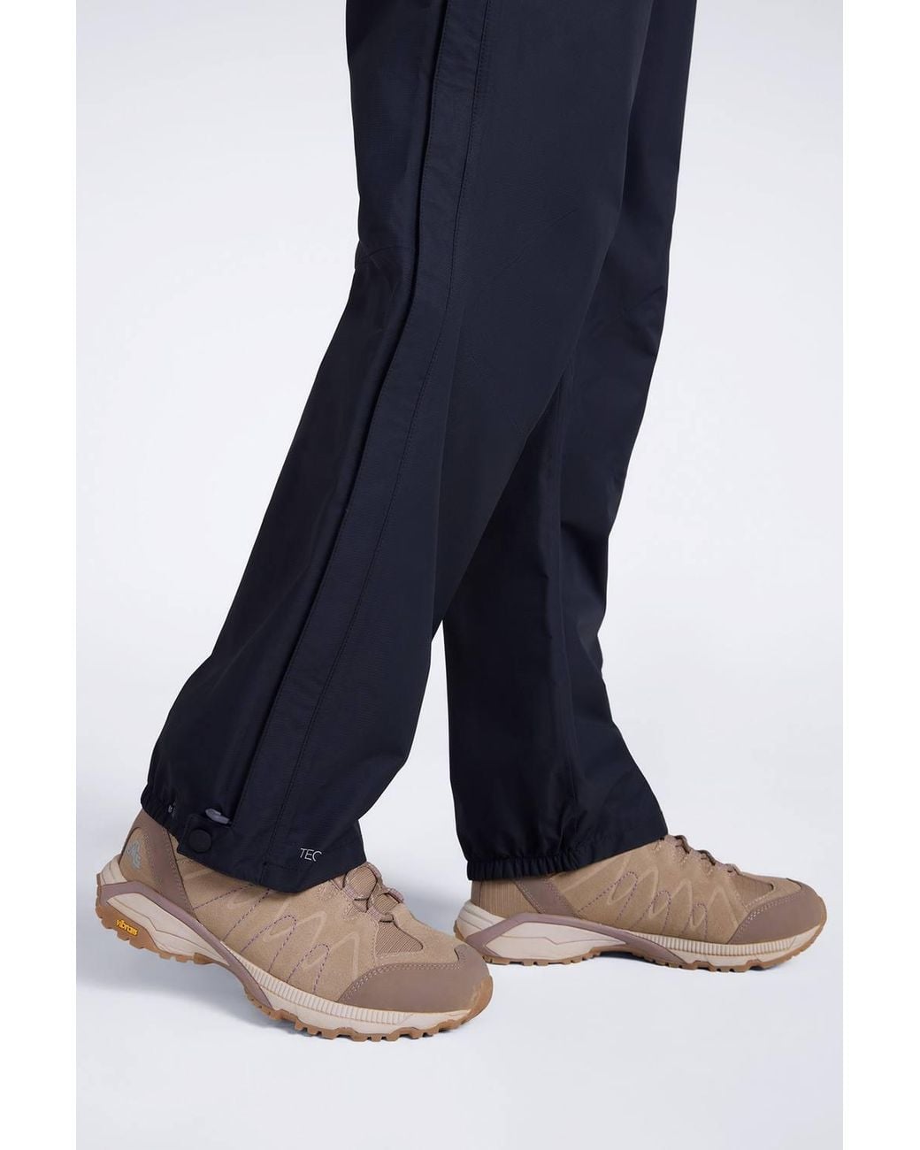 Mountain Warehouse Blue 'Thunderhead' 2.5 Layer Waterproof Breathable Hiking Rain Overtrousers
