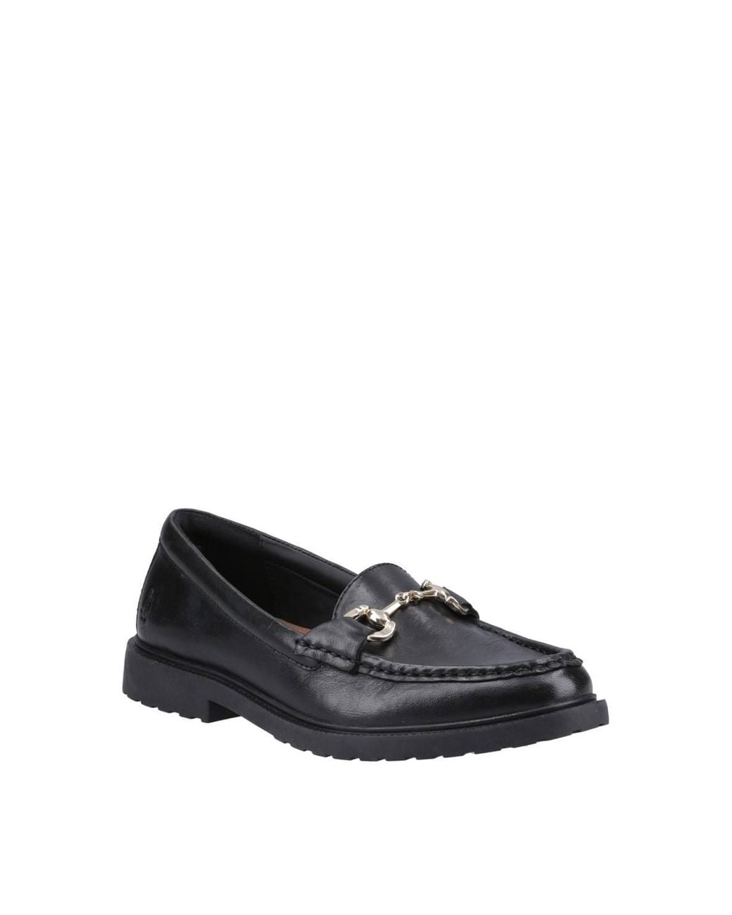 Hush Puppies Black Verity Snaffle Loafer