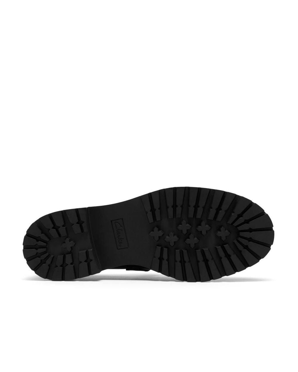 Clarks Black Brena Edge Leather Loafers, Slip Ons