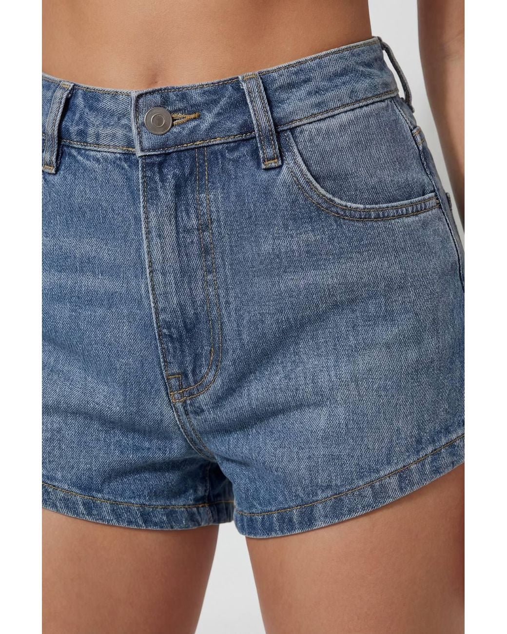 MissPap Blue Denim Hotpant Short