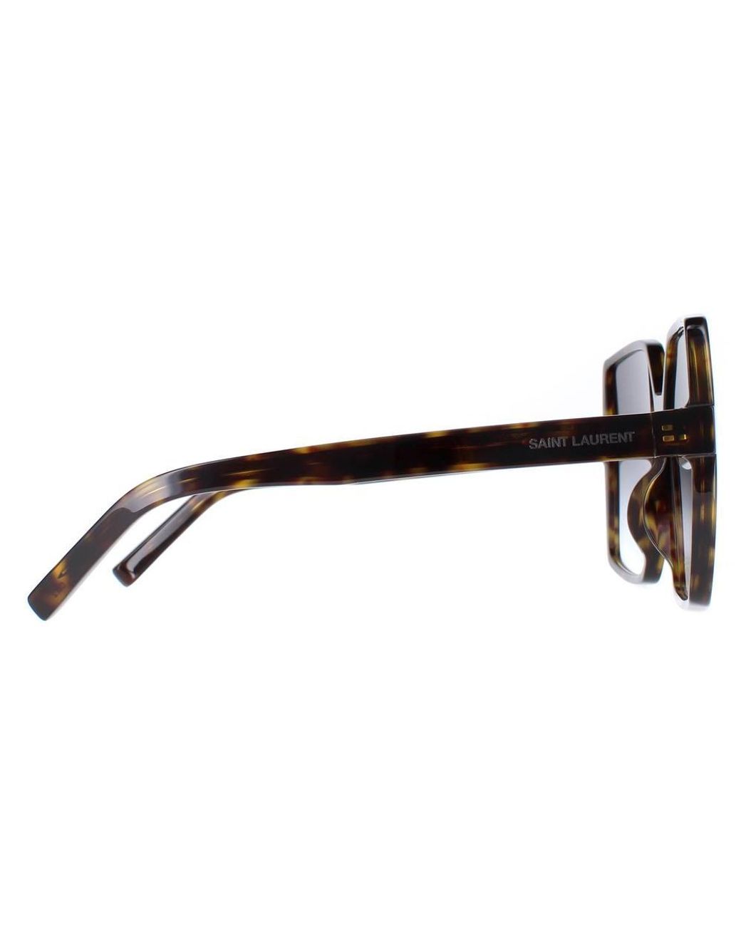 Saint Laurent Black Square Havana Gradient Sl 232-Betty
