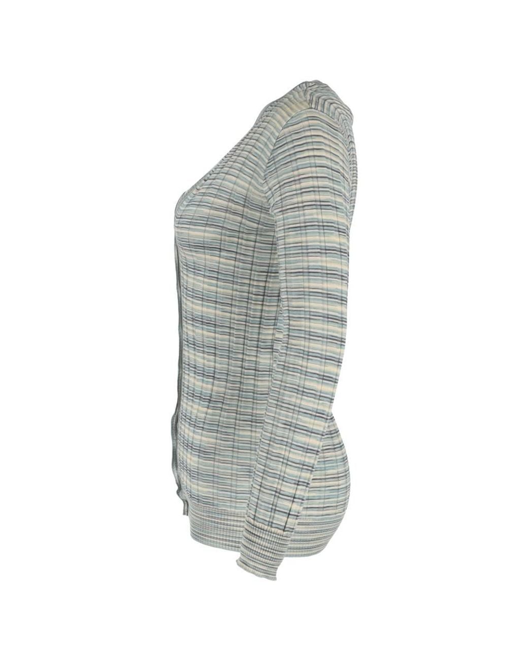 Missoni Gray Preloved Knitted Buttoned Cardigan