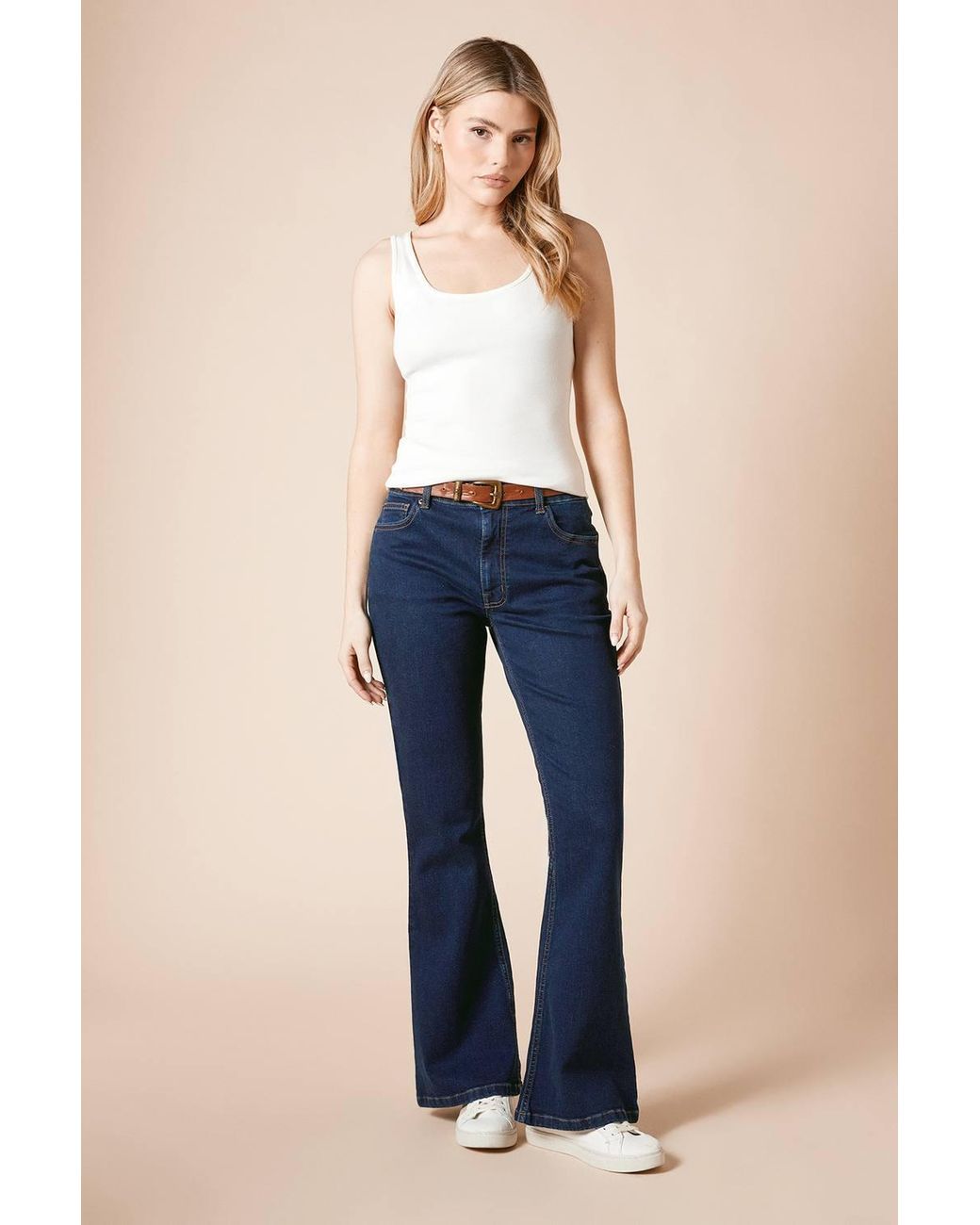 Dorothy Perkins Blue Comfort Stretch Flare Jean