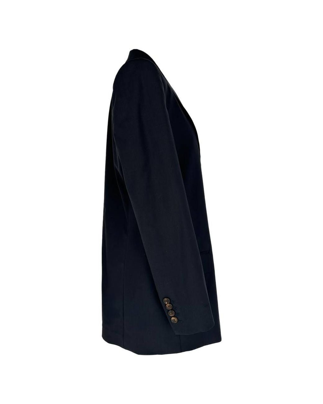 Brunello Cucinelli Blue Preloved Single-Breasted Blazer Wool